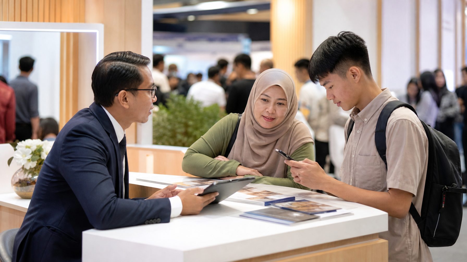 University counselling booth